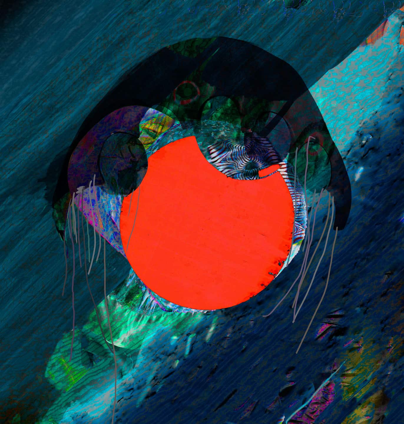 Alex Fischer, Jelly Portrait, 2013, 27×25.7 inch digital lightjet